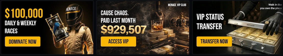 Menace Casino official site welcome offer and games